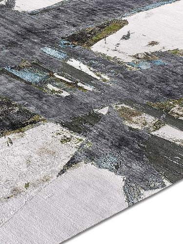 Green Rust Hand-Woven Exquisite Rug