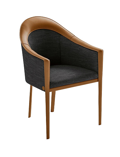 Refined Chair with Armrests