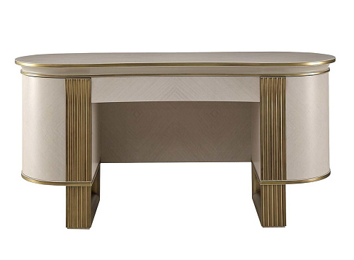 Oliver White and Gold Vanity Elegance