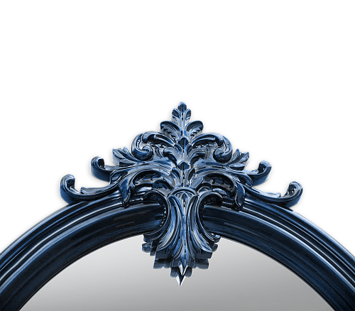 Antoinette Sapphire Reflective Mirror