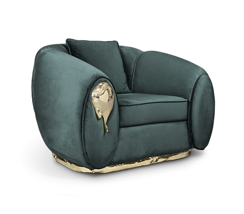 Solara Green Armchair