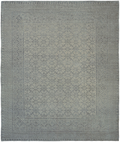 Blueberry Grey Luxury Hand-woven Rug