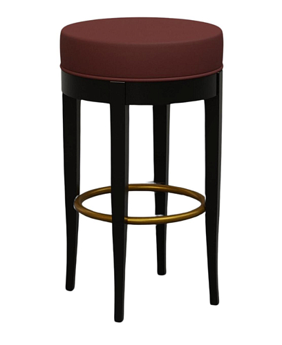 Burgundy Artisan Bar Stool
