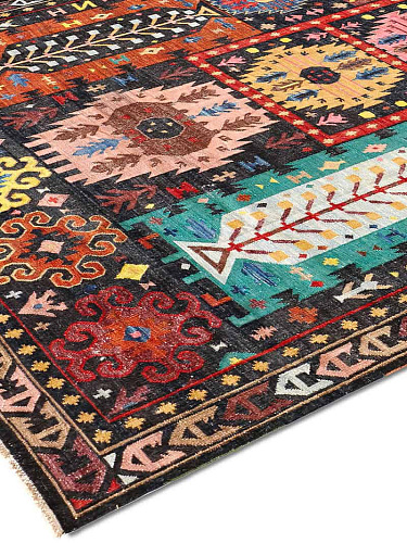 Flatweave Luxury 100% Wool Rug