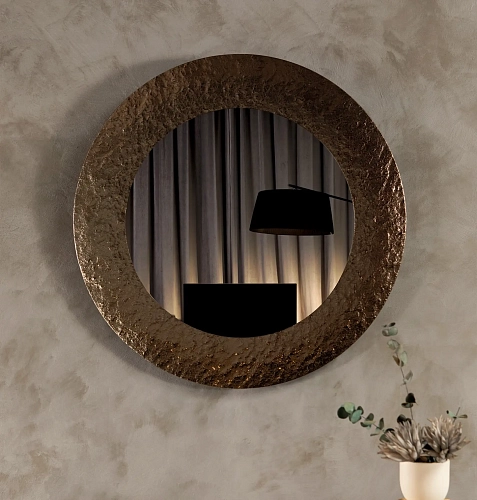 Opal Round Mirror