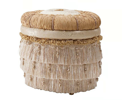 Royal Circular Pouf Ottoman