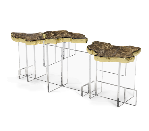 Emperor’s Stone XL Designer Side Table