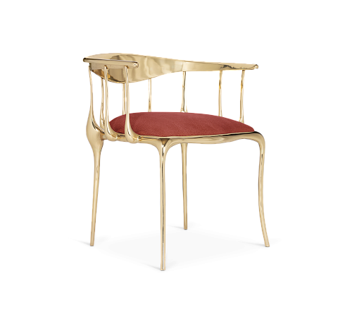 Burgundy Designer Luxe Chair