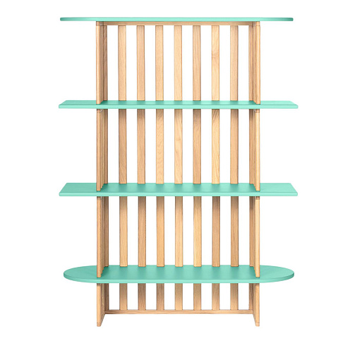 Green Four-Level Storage Unit