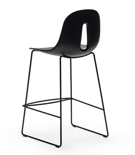 Gotham Black Bar Stool