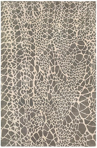 Beige / Grey Hand Knotted Rug