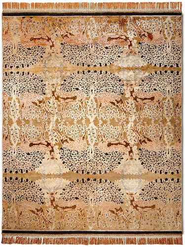 Deer Soft Hand-Woven Exquisite Rug