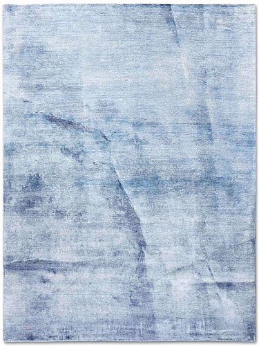 Twisted Blue Luxury Hand-Knotted Rug