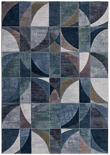 Geometric Machine Made Rug