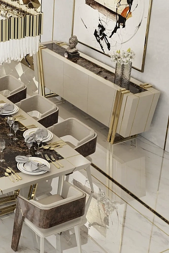 Soar Beige Sideboard