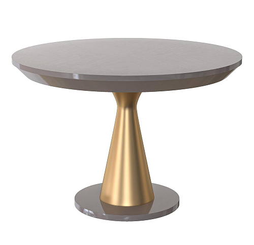 Dioniso Gray and Gold Artisan Dining Table