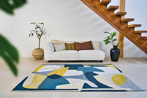 Duck Song Modern Flatweave Rug