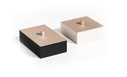 Decorative Box with Metal Top