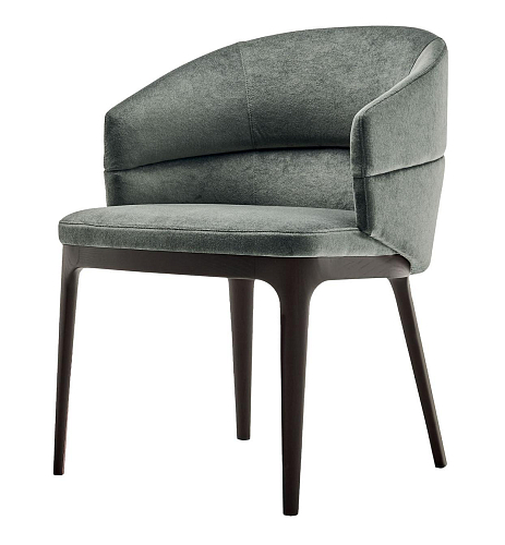Alma Gray Handcrafted Dining Chair
