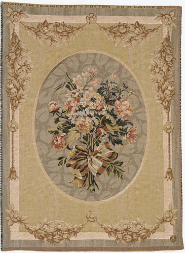 Small Bouquet Woven Tapestry