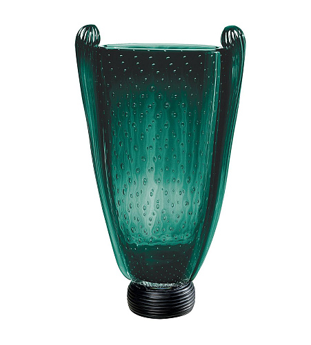 Italian Mouth-Blown Glass Vase