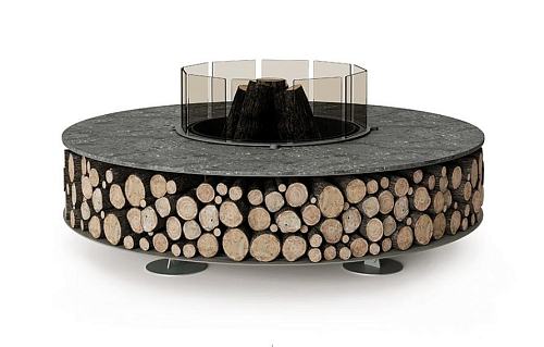 Keramik Grey Outdoor Fire Pit