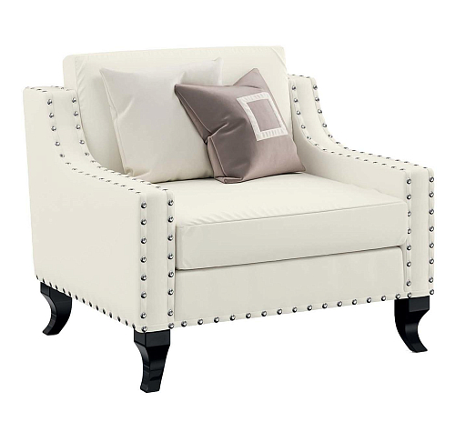 Oscar White Armchair