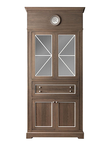Natural Oak Double-Door Wardrobe