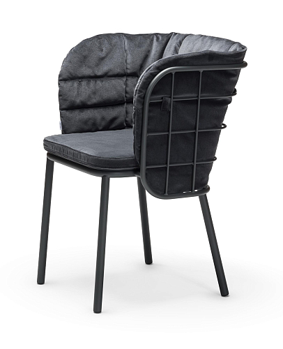 Jujube Black Outdoor Chair