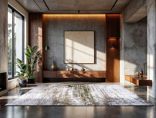 Eco-Friendly Green Area Rug