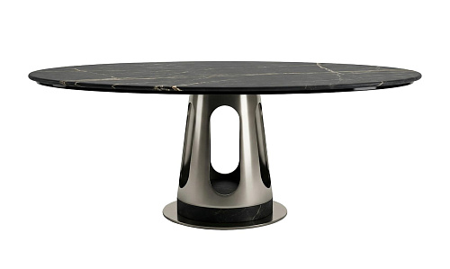 Aura Marble-Top Dining Table