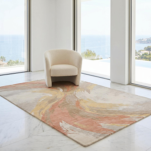 Warm Flow Handwoven Rug