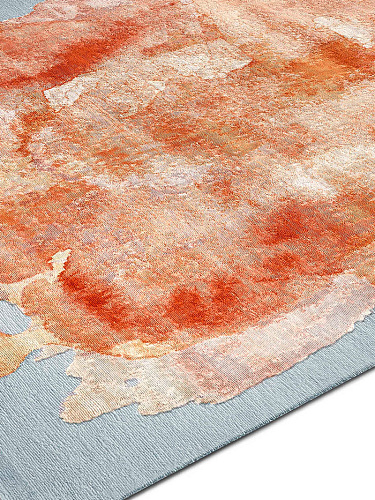 Mono Rose Luxury Hand-Woven Rug
