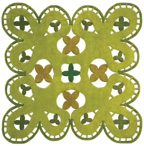 Lace Designer Wool Rug