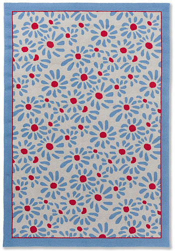 Daisy Sky Blu Outdoor Rug