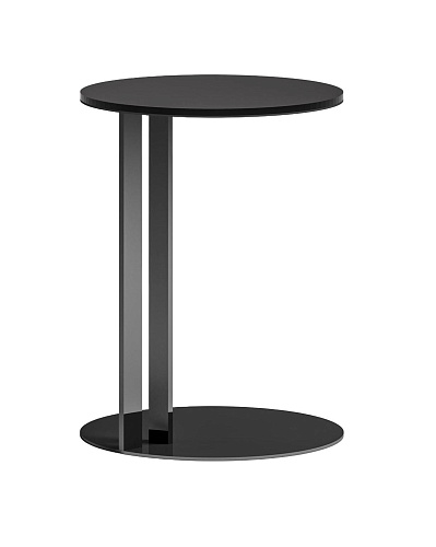 Glass-Top Corner Table