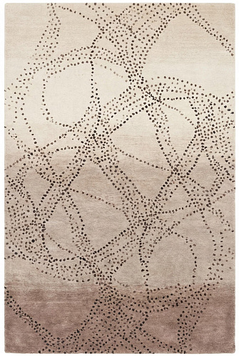 Pale Network Contemporary Rug