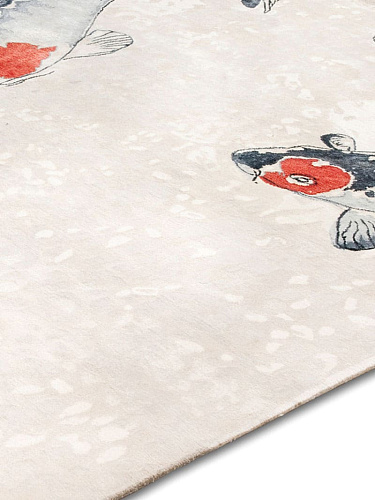 Fish Sand Luxury Hand-Woven Rug