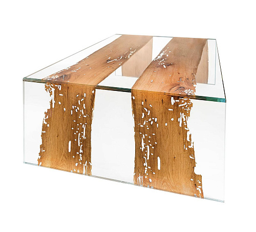 Venezia Italian Glass Coffee Table