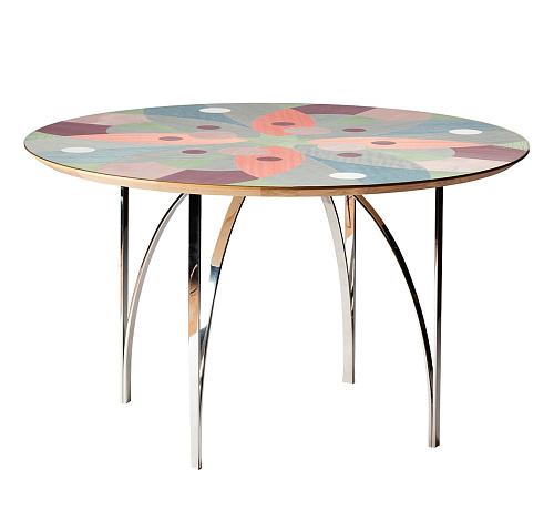Multi-Tone Veneer Dining Table