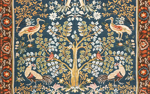 The Tree in W. Morris Style Tapestry
