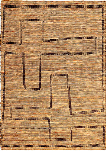 Aboya Brown Hand-Woven Rug