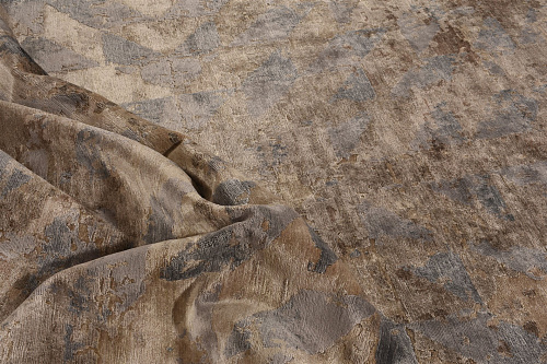 Luxury Bamboo Silk Abstract Indian Rug