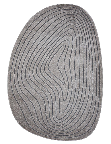Cortina Stone Taupe Oval Rug