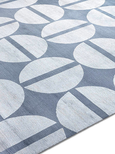 Silver Handwoven Luxury Rug
