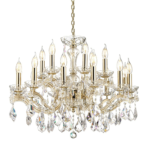 Mariateresa Gold Crystal Chandelier