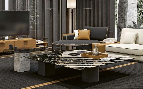 Coffee Table with Unique Design