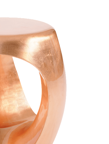 Sculpted Luxe Designer Stool
