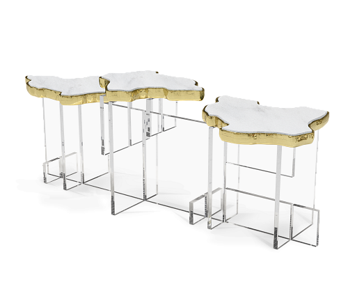 Carrara Grande XL Designer Side Table