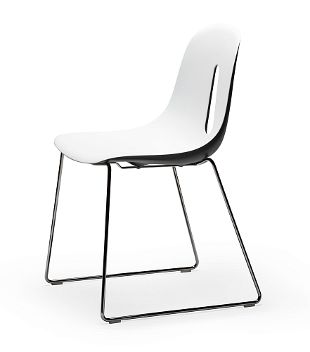Gotham Black and White Chair